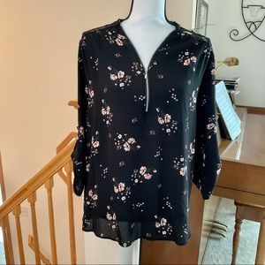 Floral Top with Lacey Back by Maurices, Size 0X